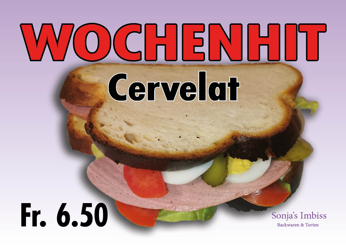 Wochenhit Cervelat