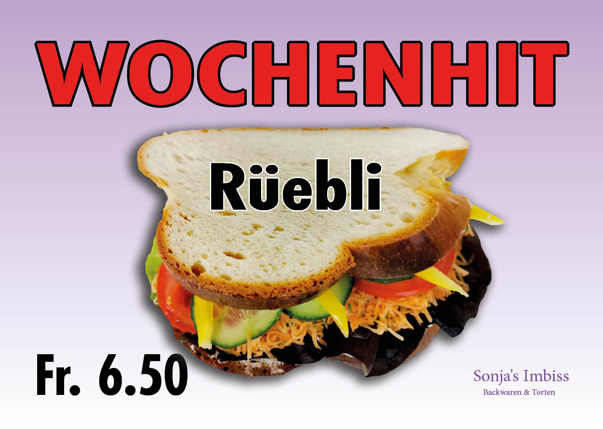 Wochenhit Rüebli